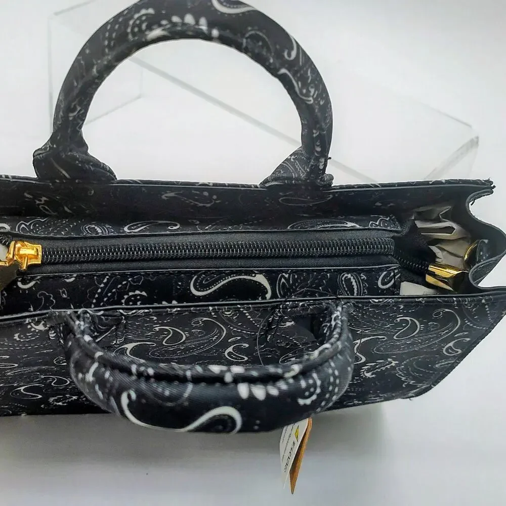 Bandana print canvas medium tote